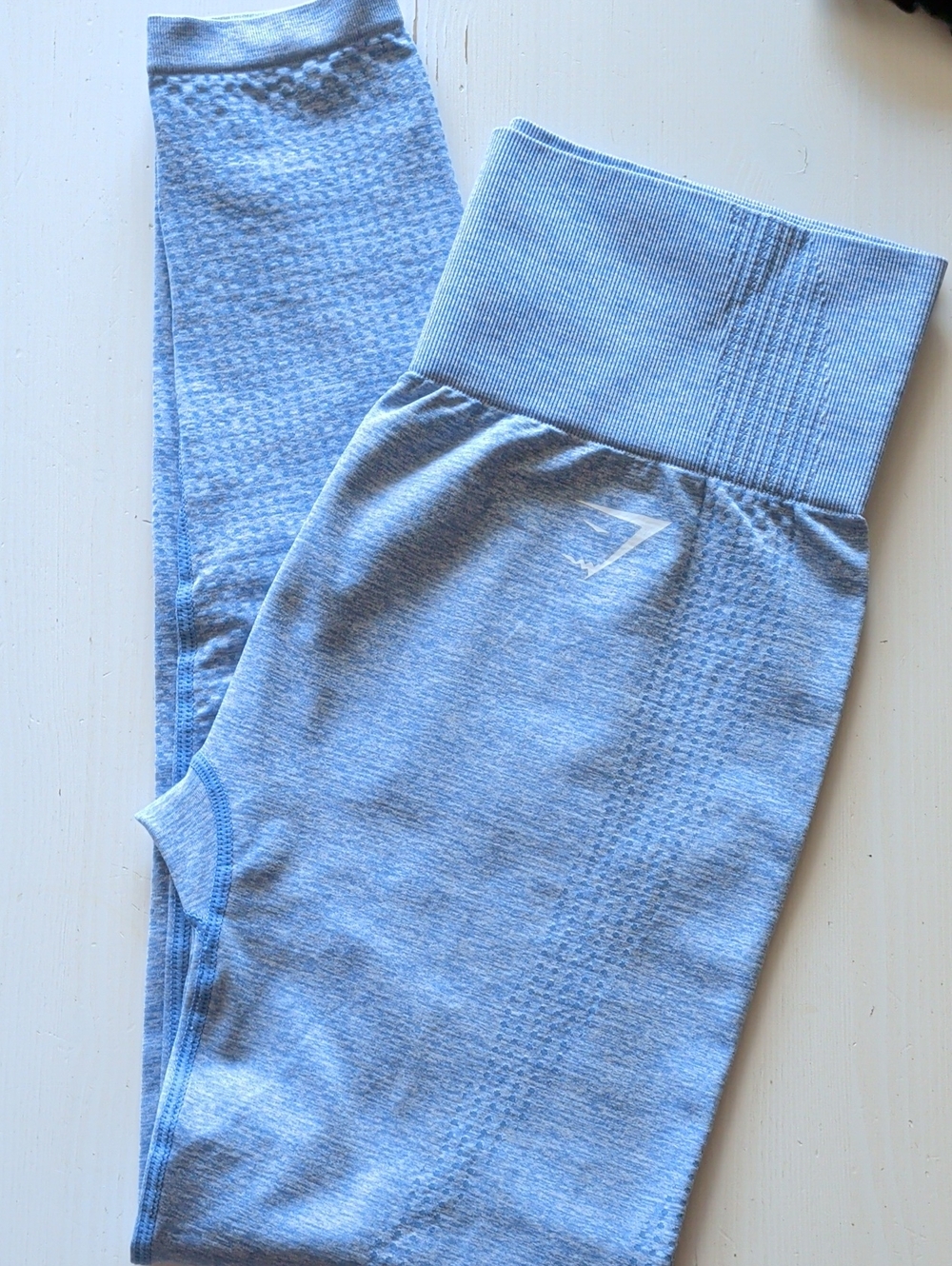 Gymshark Pale Blue Seamless High-Waist Leggings